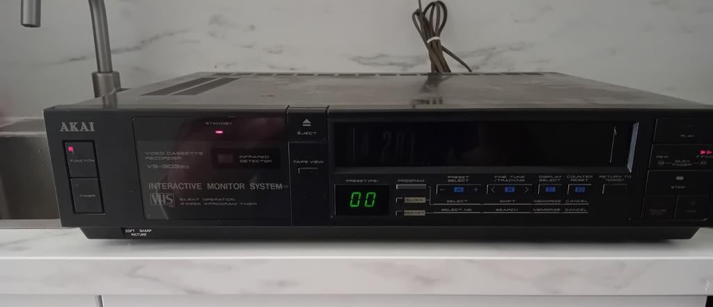 AKAI VS-303eo VHS Videorecorder - Vintage Speler, Ophalen of Verzenden, Gebruikt, VHS-speler of -recorder