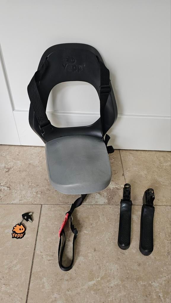 Yepp fietszitje 9kg-35 kg, Ophalen of Verzenden, Gebruikt, Yepp, Voetsteuntjes
