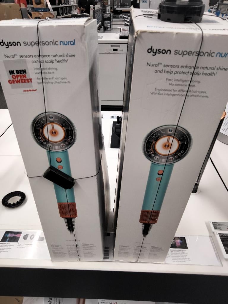 DYSON Supersonic Nural Föhn Blauw, Sieraden, Tassen en Uiterlijk, Uiterlijk | Haarverzorging, Ophalen of Verzenden, Nieuw, Föhn of Haardroger