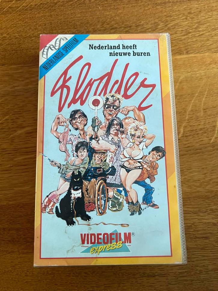 Flodder VHS - Nederlandse Speelfilm Klassieker, Cd's en Dvd's, VHS | Film, Gebruikt, Komedie, Vanaf 12 jaar, Ophalen of Verzenden