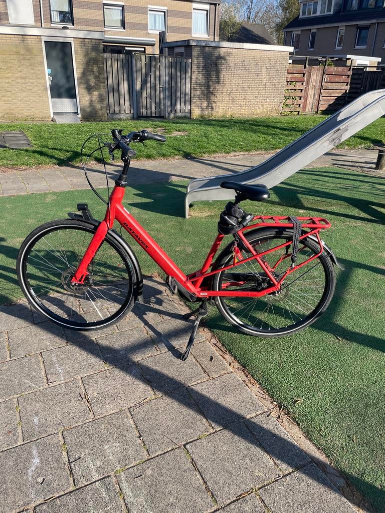 Batavus mambo Damesfiets rood, Fietsen en Brommers, 53 tot 56 cm, Ophalen of Verzenden, Gebruikt, Versnellingen