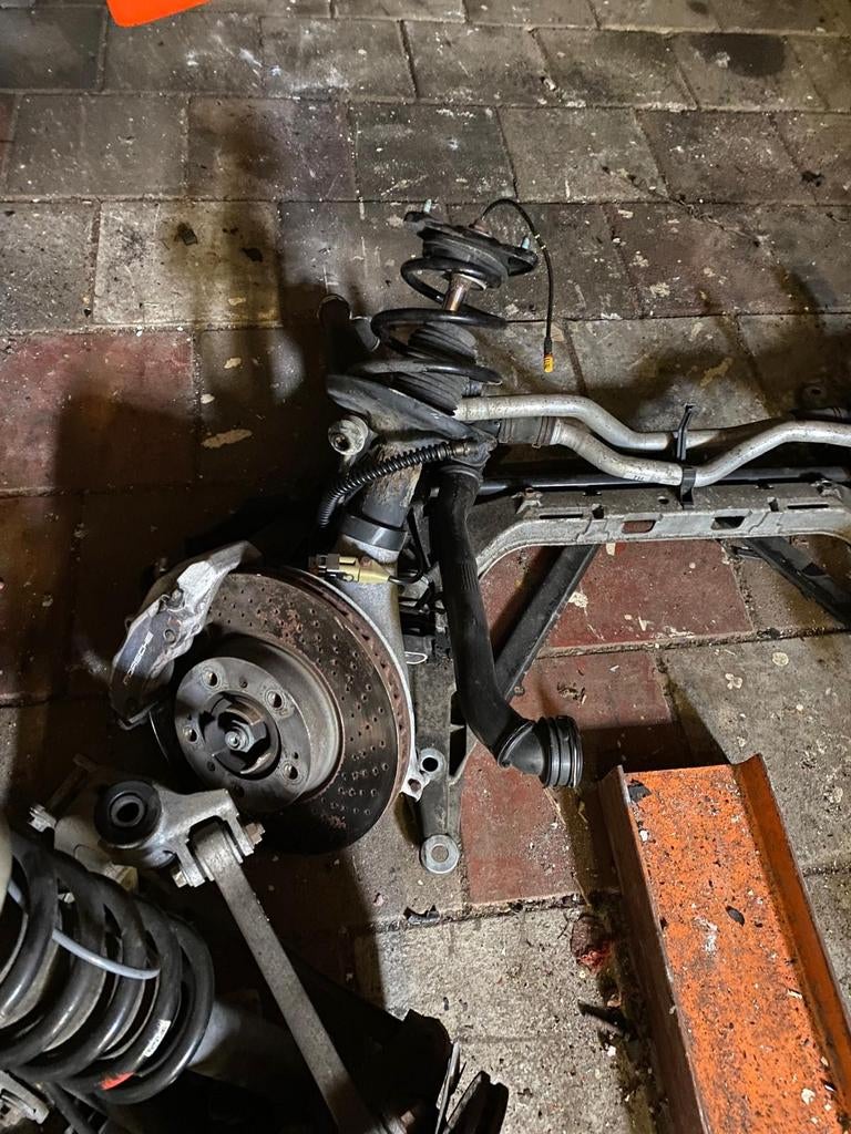 Porsche 997 voor en achter onderstel, Ophalen, Porsche