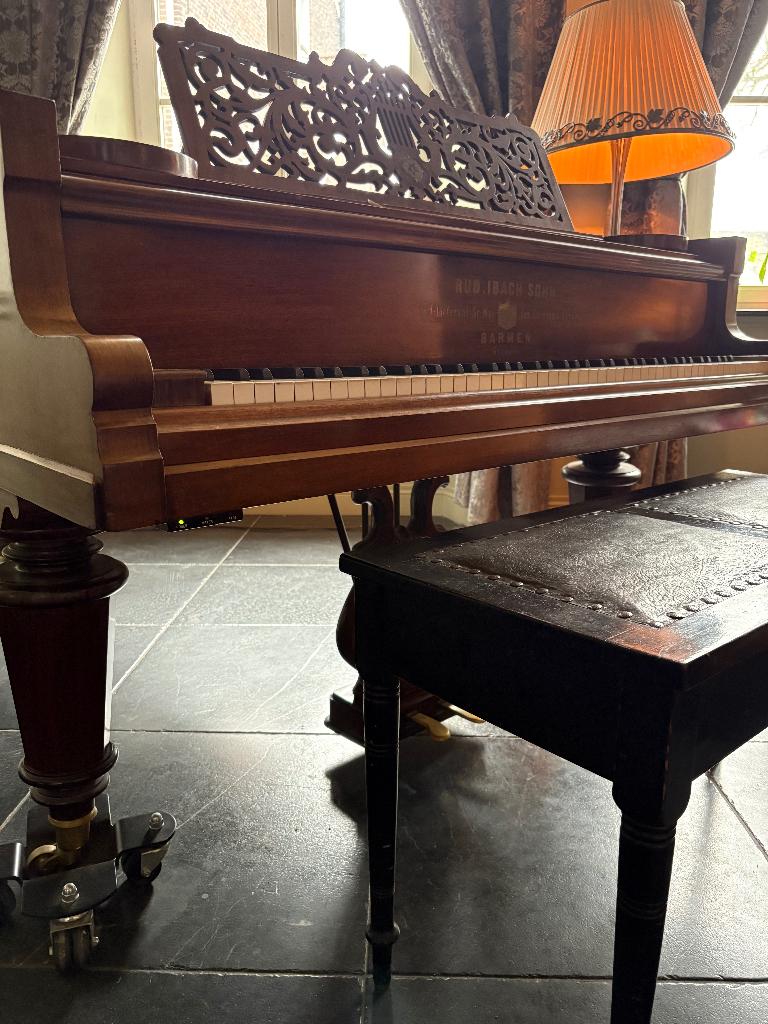 Ibach vleugel 1897, Muziek en Instrumenten, Ophalen, Gebruikt, Bruin, Vleugel