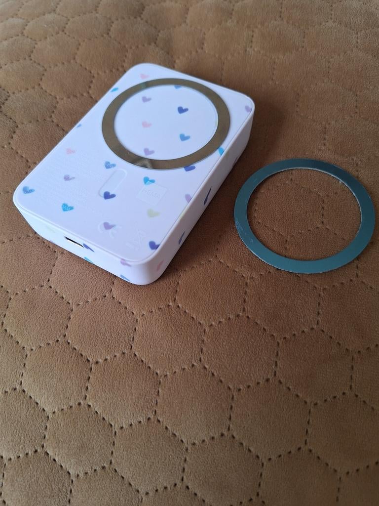 Magnetische powerbank 10.000 mAh HEMA, Ophalen of Verzenden, Zo goed als nieuw, Hema