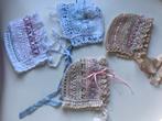 Nieuwe gehaakte baby Reborn Mutsjes, Ophalen, Maat 50, Jongetje of Meisje, Nieuw