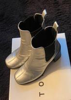 Topshop boots, laarsjes zilver, leer, maat 39, nieuw, Overige kleuren, Lage of Enkellaarzen, Ophalen of Verzenden, Topshop