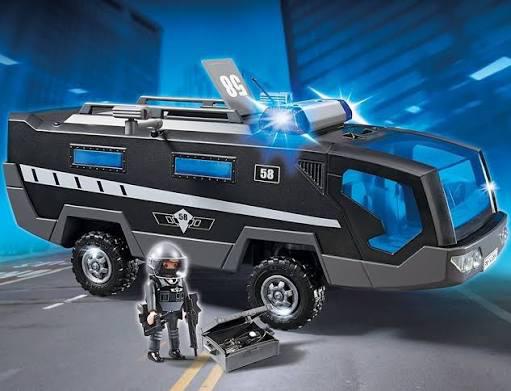 Playmobil 5564 City Action Politie Tactische eenheid, Ophalen, Zo goed als nieuw, Complete set
