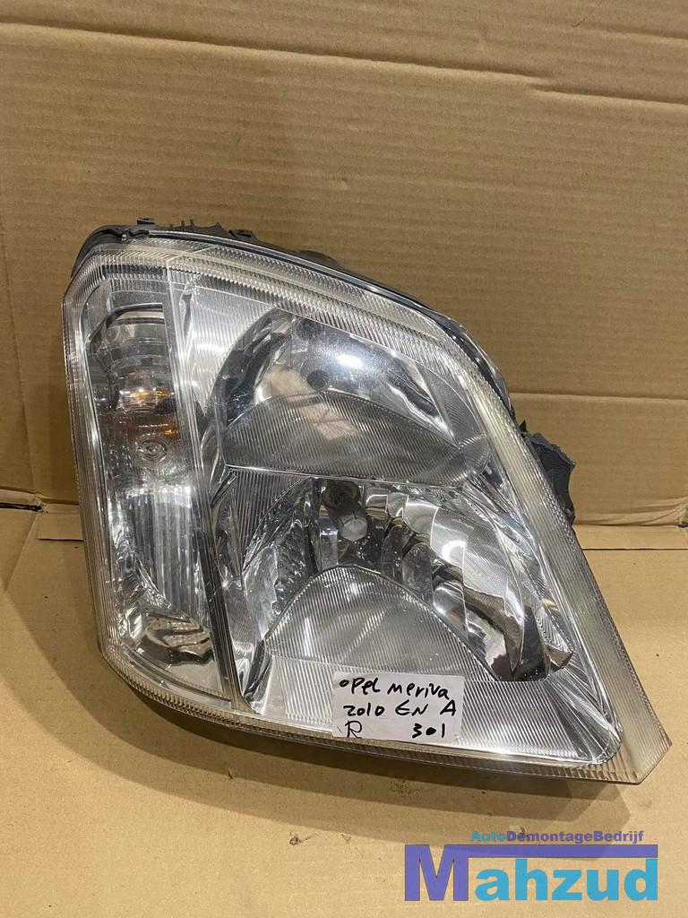 OPEL MERIVA A Rechts koplamp Right headlight UK ENGELS, Gebruikt, Opel Automobile GmbH, Ophalen of Verzenden, Kontakt@opel-infoservice.de