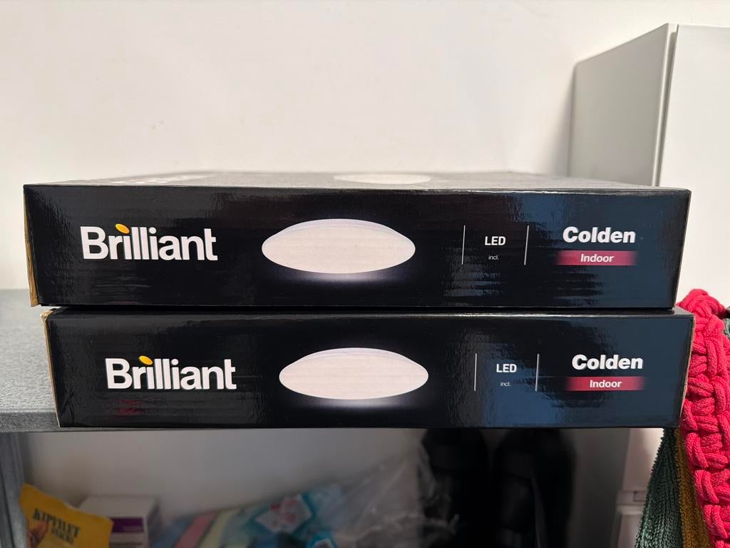 Brilliant Colden LED plafondlampen, Ophalen of Verzenden, Nieuw, Kunststof