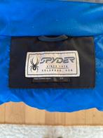 Blauw-zwarte Spyder skijas maat 20 (ca. 176), Ophalen of Verzenden, Zo goed als nieuw, Jongen of Meisje, Jas