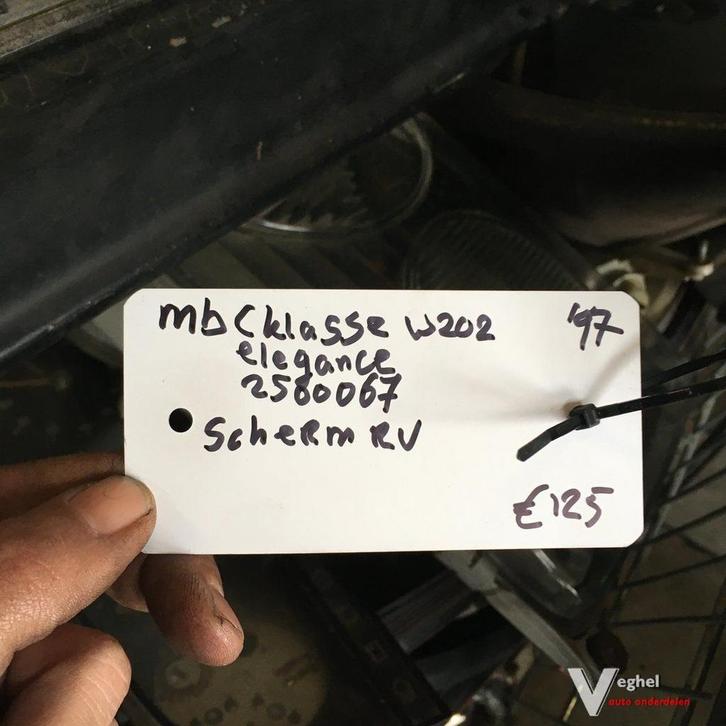 Mercedes C klasse W202 1.8 Station  1997 wagennr 2500067  Kl, Auto-onderdelen, Carrosserie en Plaatwerk, Spatbord, Gebruikt, Ophalen