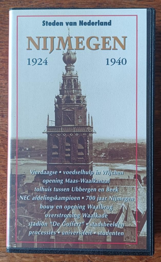 Nijmegen 1924-1940, steden van Nederland, VHS, Alle leeftijden, Ophalen of Verzenden, Zo goed als nieuw, Nederlandstalig