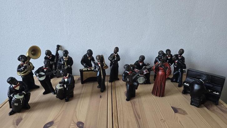 All that jazz band leden, Verzamelen, Beelden en Beeldjes, Zo goed als nieuw, Mens, Ophalen of Verzenden