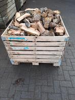 perenhout super droog €110 inclusief bak, Tuin en Terras, Haardhout, Minder dan 3 m³, Ophalen, Blokken