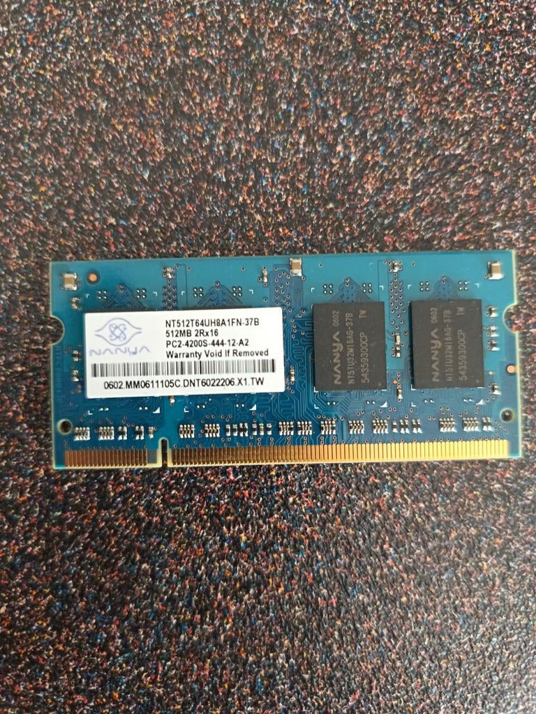 Nanya 512MB PC2-4200S RAM geheugen, Computers en Software, Ophalen