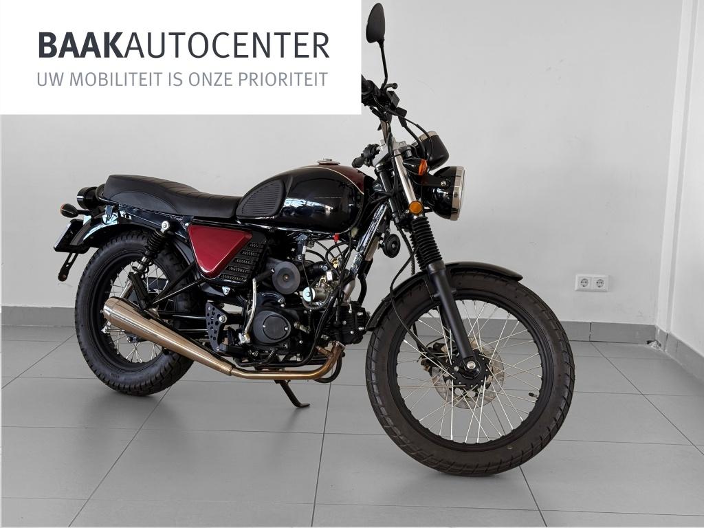 HANWAY Bromfiets Raw50 Caferacer (bj 2026), Auto's, Overige Auto's, Bedrijf, Te koop, Metallic lak, Benzine, Overige carrosserieën