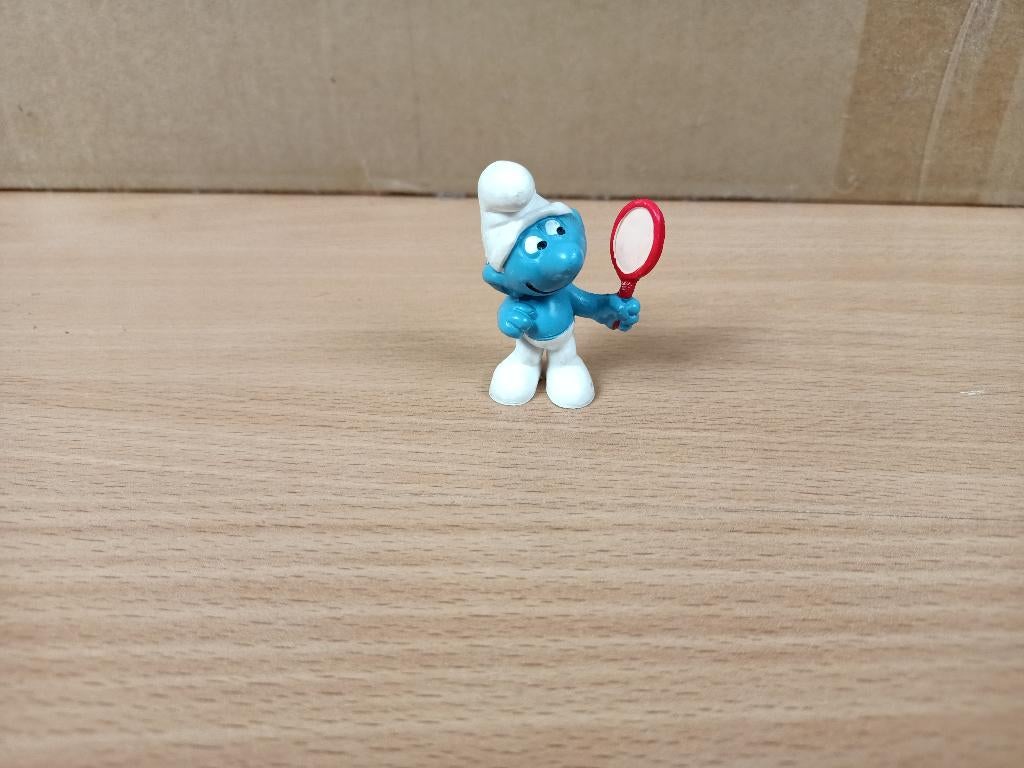 ijdele smurf - vintage Peyo Schleich, Ophalen, Gebruikt, Overige Smurfen, Poppetje, Figuurtje of Knuffel