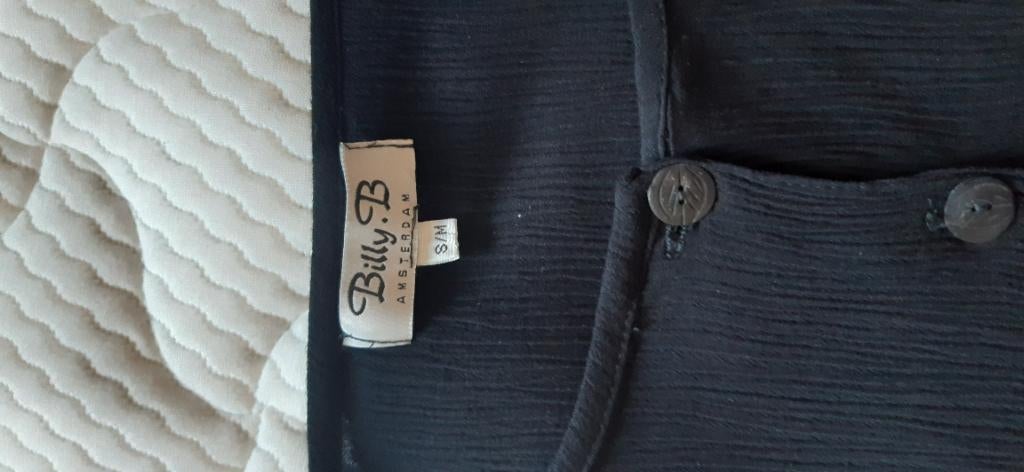 Billy.B shirt, Maat 38/40 (M), Zwart, Ophalen of Verzenden, Zo goed als nieuw