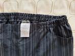 Nieuw blauwe broek grijze streep - elastiek in taille -Mt 52, Ophalen of Verzenden, Nieuw, Blauw, Broek of Spijkerbroek
