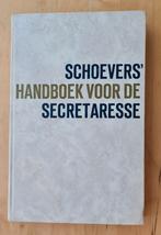 Schoevers' handboek voor de secretaresse, 1967, Verzenden, Alpha, Zo goed als nieuw, HBO