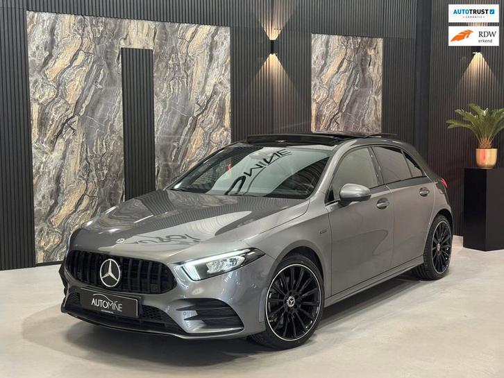 Mercedes-Benz A-klasse 250e AMG Launch Ed|PANO|SFEER|360cam|, Auto's, Mercedes-Benz, Bedrijf, Te koop, A-Klasse, 360° camera, ABS