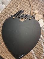 Rivièra Maison Krijtbord Hart met Zakje voor Krijtjes, Ophalen of Verzenden, Gebruikt, Krijtbord