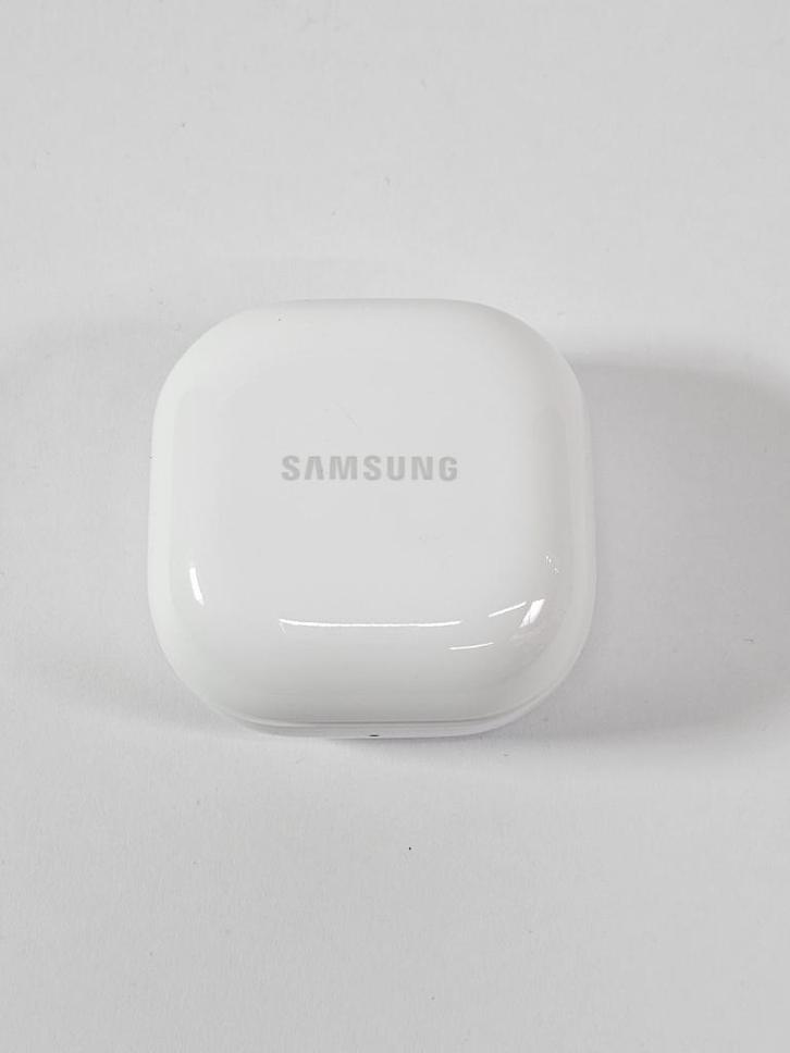Samsung Galaxy Buds 2 - Oplaadcase - Wit/Zwart, Telecommunicatie, Mobiele telefoons | Oordopjes, Gebruikt, In gehoorgang (in-ear)