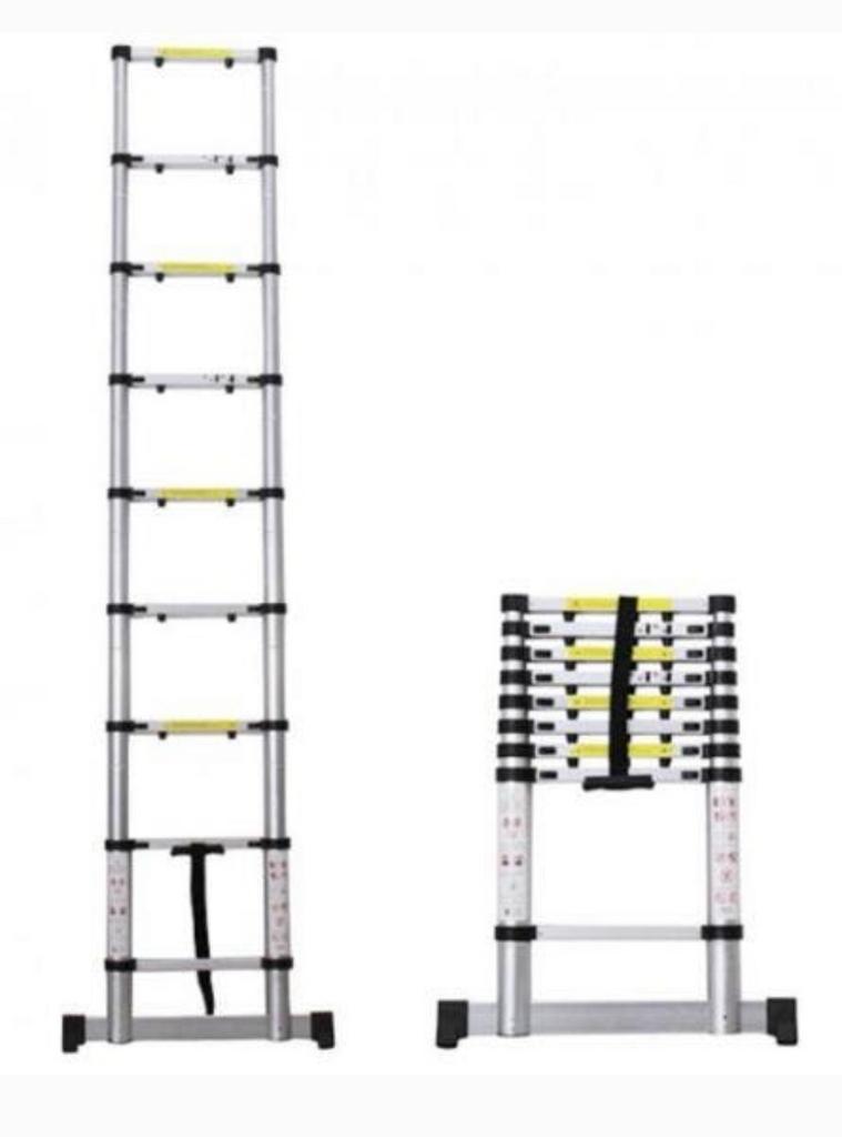 Telescoopladder vanaf €79,95, Doe-het-zelf en Verbouw, Ladders en Trappen, Ophalen, Nieuw, 4 meter of meer