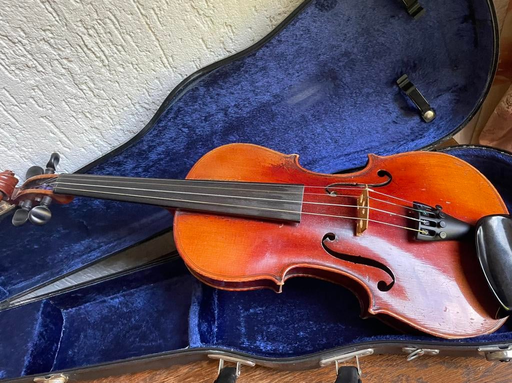 Zeldzame oude Boheemse viool 4/4 uit 1940, Ophalen, Gebruikt, Viool, 4/4-viool