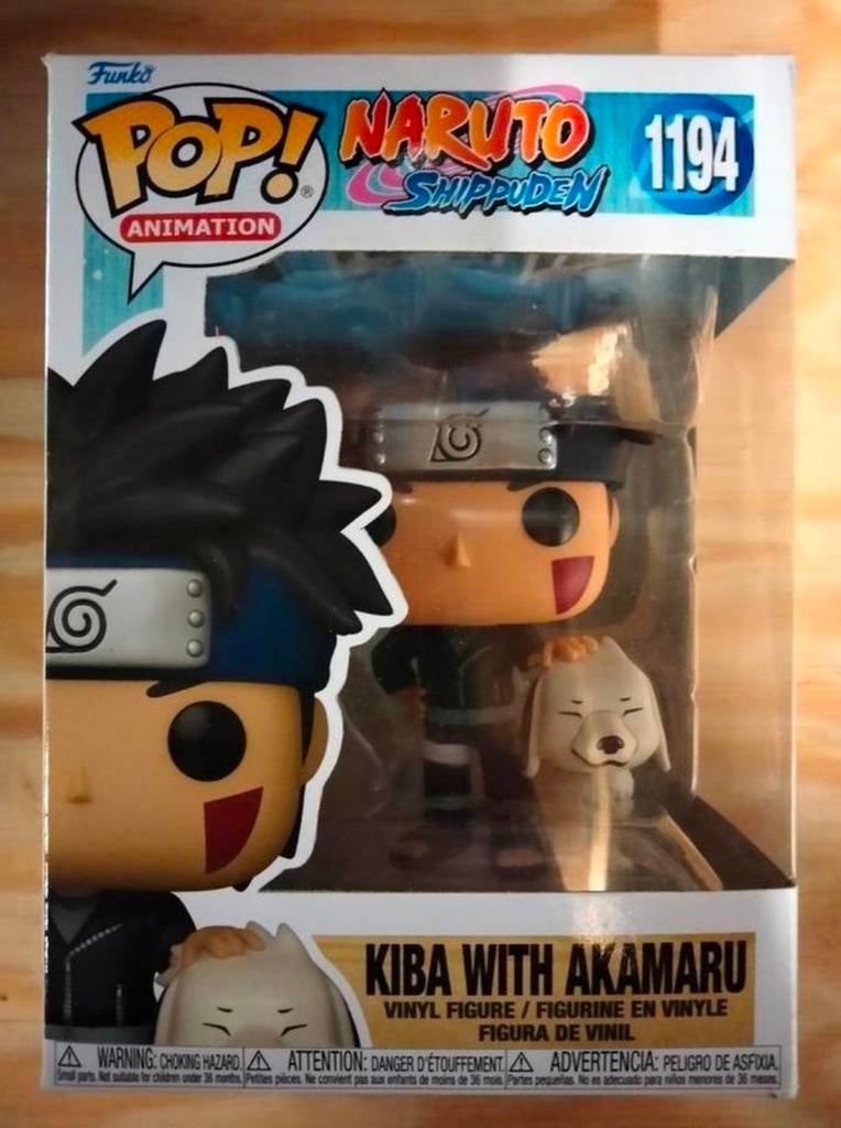 1194 Kiba With Akamuru Naruto Shippuden Funko Pop, Ophalen of Verzenden, Zo goed als nieuw