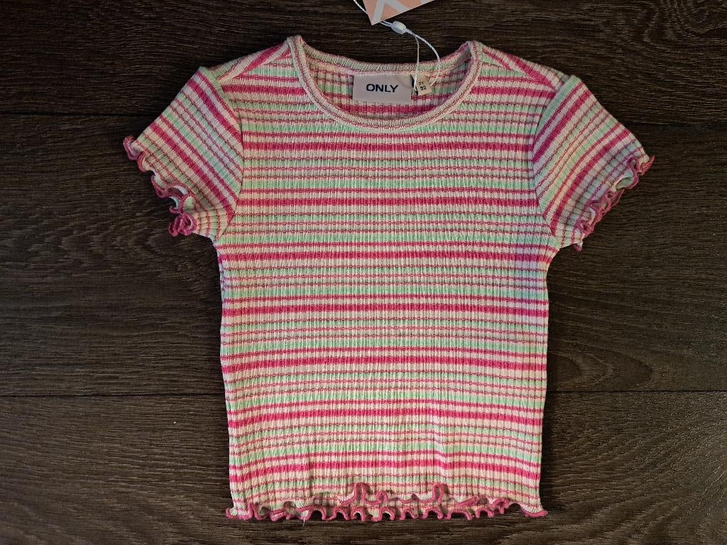 NIEUW Meisjes Shirt  Only  - 80  jusa17, Kinderen en Baby's, Babykleding | Maat 80, Meisje, Nieuw, Only, Ophalen of Verzenden