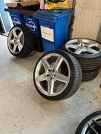 19 inch LM Velgenset Mercedes SLK met Zomerbanden 5x112, Auto-onderdelen, Banden en Velgen, Gebruikt, Banden en Velgen, Personenwagen
