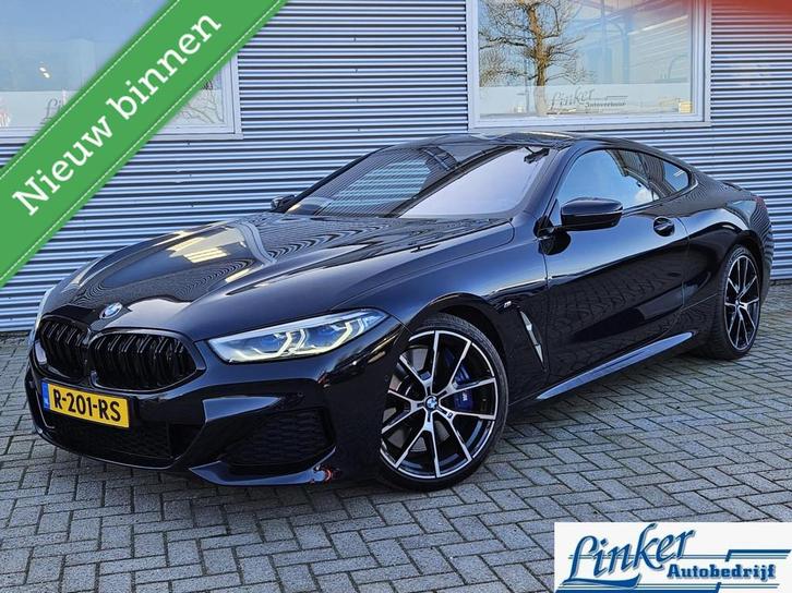 BMW 8-serie 840i High Executive M-SPORT DAK CARBON H/K, Auto's, BMW, Bedrijf, Te koop, 8-Serie, 360° camera, ABS, Achteruitrijcamera