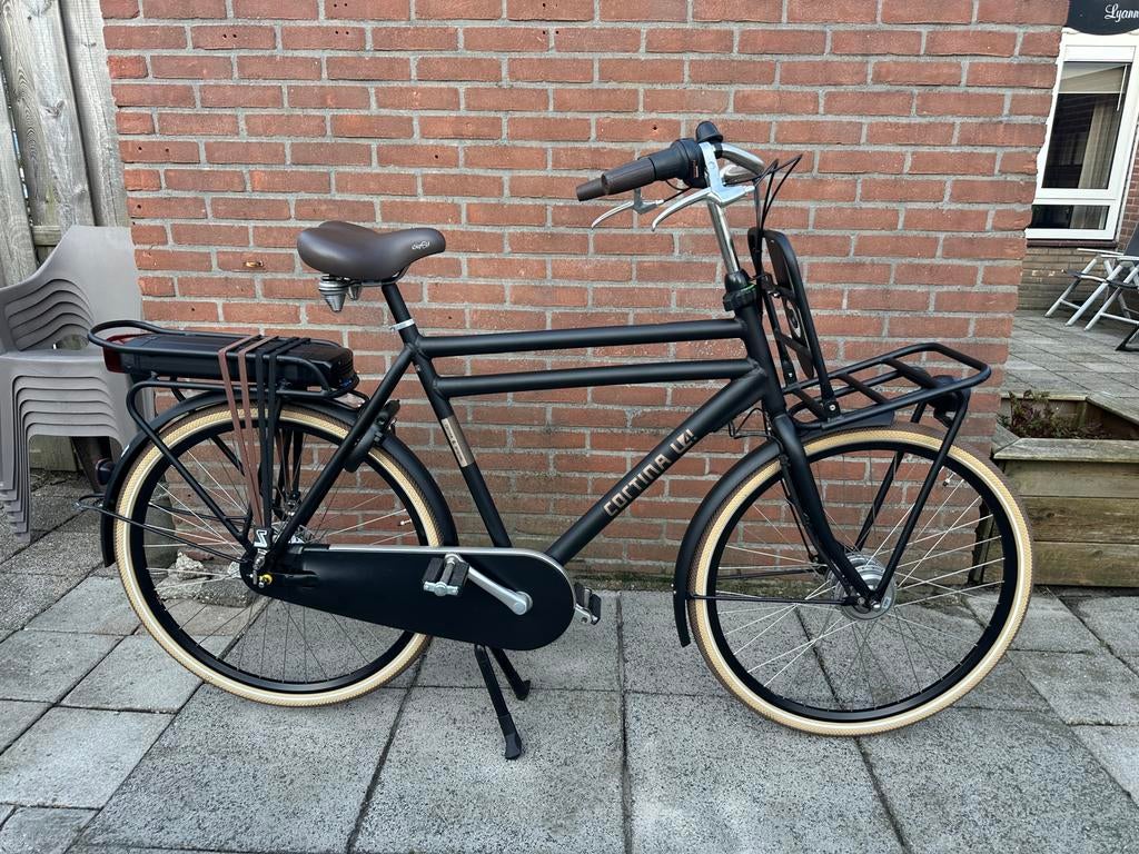 Nieuw Elektrische Cortina E-U4 Herenfiets 61cm 7v (500km), Fietsen en Brommers, Fietsen | Heren | Herenfietsen, 57 tot 61 cm, Ophalen of Verzenden