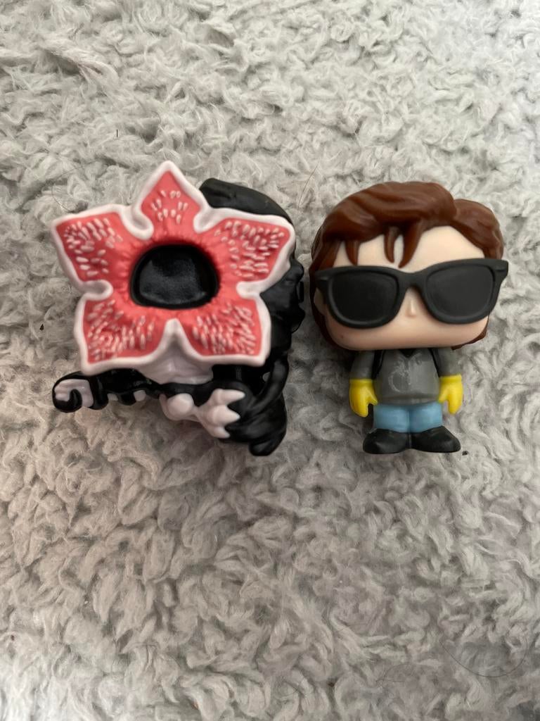 StrangerThings Funko Pop poppetjes - Demogorgon & Steve mini, Ophalen of Verzenden, Gebruikt