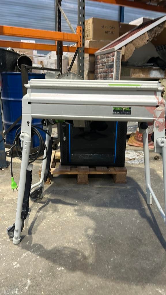 Festool zaagtafel CS 50 EBG Precisio, Ophalen, Gebruikt, 70 mm of meer, Afkortzaag