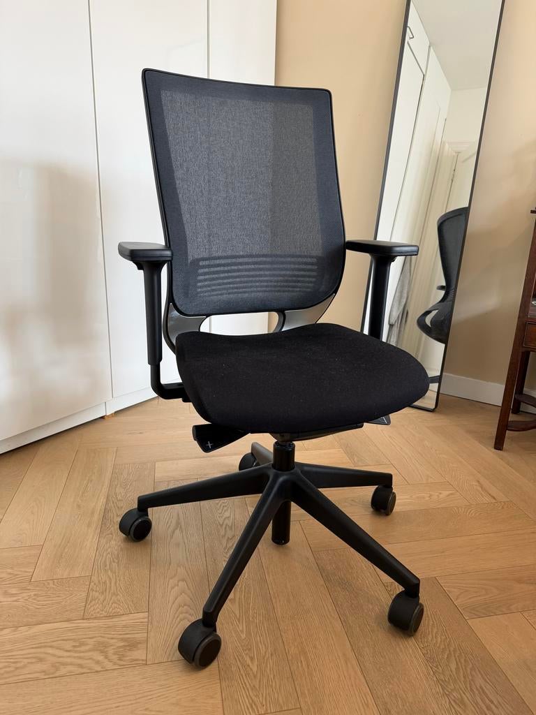 Ahrend Prime Bureaustoel - Zwart, Ergonomisch, Huis en Inrichting, Ophalen, Zwart, Zo goed als nieuw, Bureaustoel