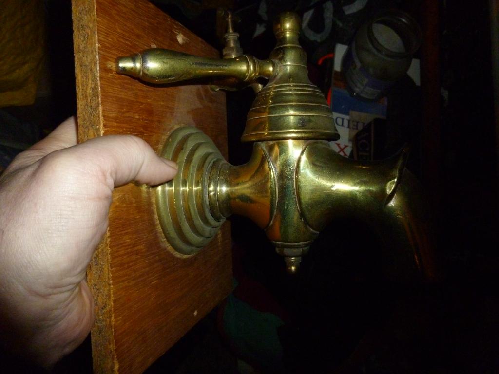 ANTIEK KOPERWERK BARTAP KRAAN, SNOTNEUS, Antiek en Kunst, Ophalen of Verzenden