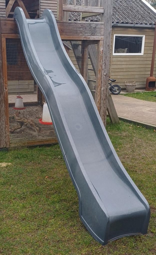 Losse glijbaan, antraciet 290cm, Ophalen, Zo goed als nieuw, Glijbaan
