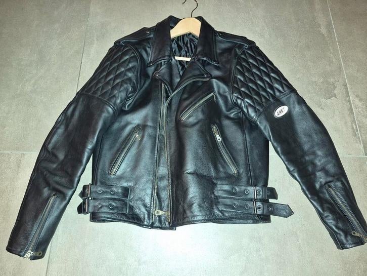 Leren motorjas XXL - Klassieke stijl, Jas | leer, Ophalen of Verzenden, Tweedehands, Heren