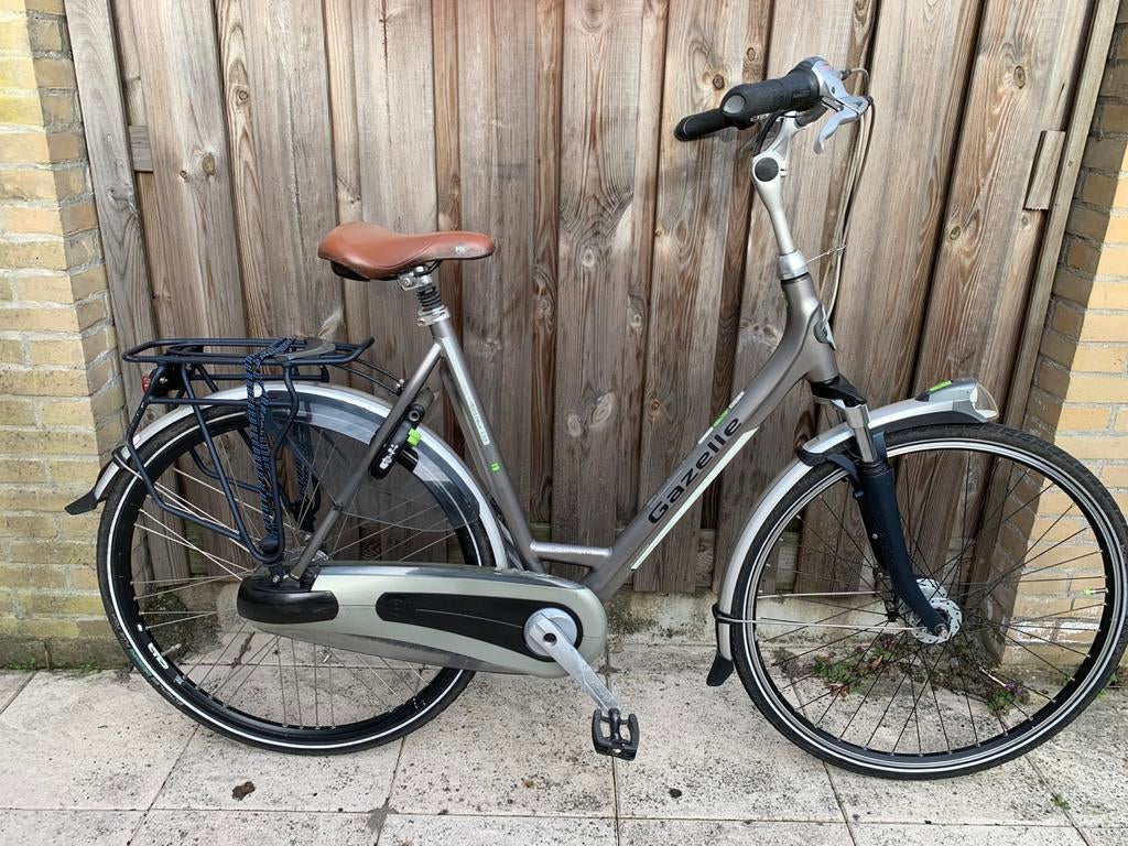 Gazelle, Fietsen en Brommers, Fietsen | Dames | Damesfietsen, Ophalen, Gebruikt, Versnellingen, 56 cm of meer