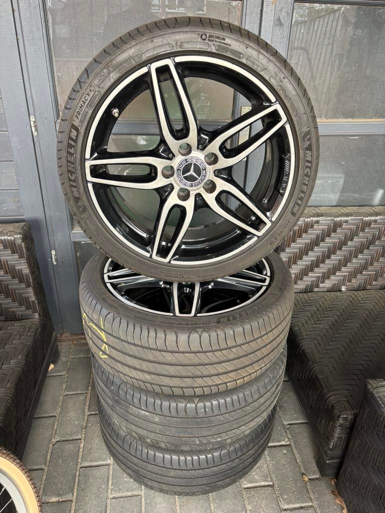 Mercedes A/CLA originele AMG velgen, Auto-onderdelen, Banden en Velgen, Ophalen, 18 inch, Zomerbanden, 225 mm