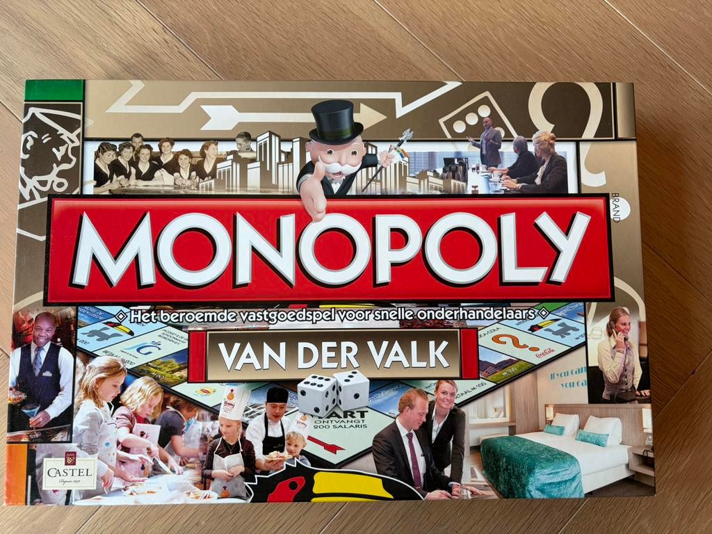 Monopoly “van der Valk”, Ophalen of Verzenden, Zo goed als nieuw