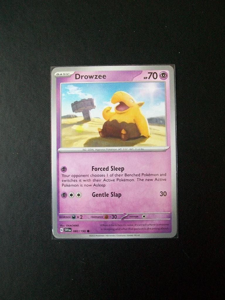 1095. Nieuwe Pokemon Kaart DROWZEE HP 70 (082/198), Verzenden, Nieuw, Losse kaart