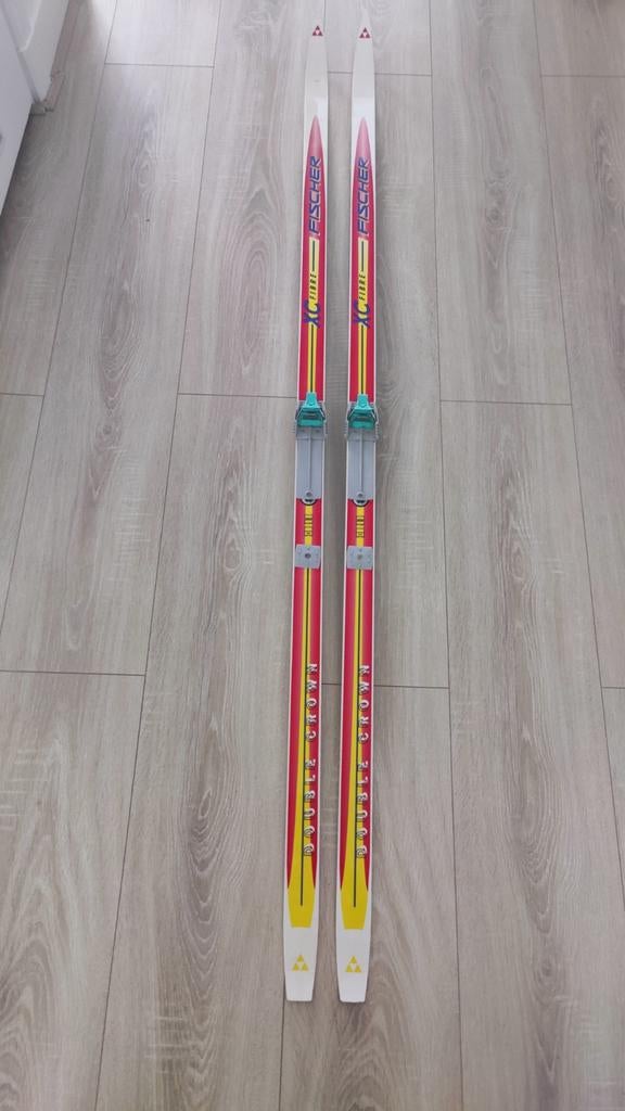 Fischer Double Crown Langlauf ski's - 195 cm, Ophalen, Ski's, Fischer, Gebruikt
