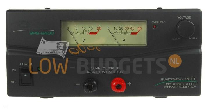 Maas SPS-8400 Schakelvoeding 40A Instelbaar 3-15V, Auto diversen, Overige Auto diversen, Verzenden
