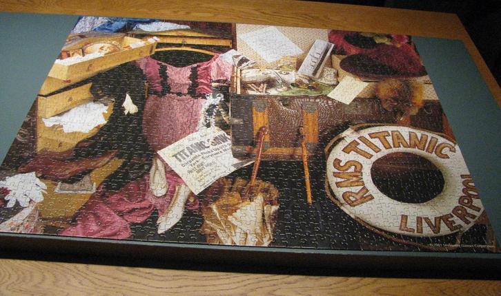 Puzzel 1000 stukjes. Titanic. Merk : Bepuzzeld Classics, Hobby en Vrije tijd, Denksport en Puzzels, Gebruikt, Legpuzzel, 500 t/m 1500 stukjes