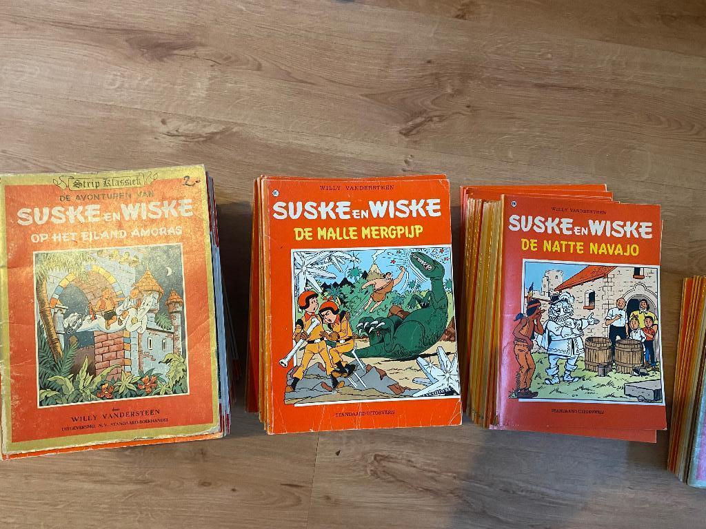 Verzameling Suske en Wiske, Willy Vandersteen, Meerdere stripboeken, Ophalen, Gelezen
