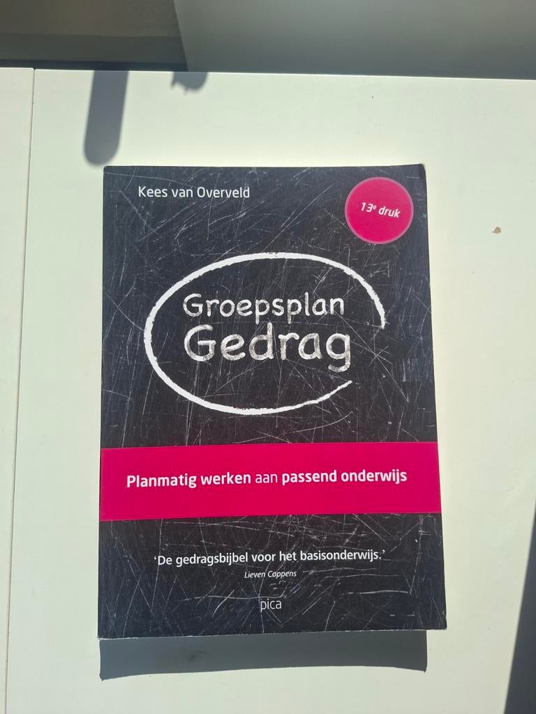 Groepsplan Gedrag - Kees van Overveld (13e druk), Boeken, Studieboeken en Cursussen, Zo goed als nieuw, HBO, Gamma, Ophalen of Verzenden
