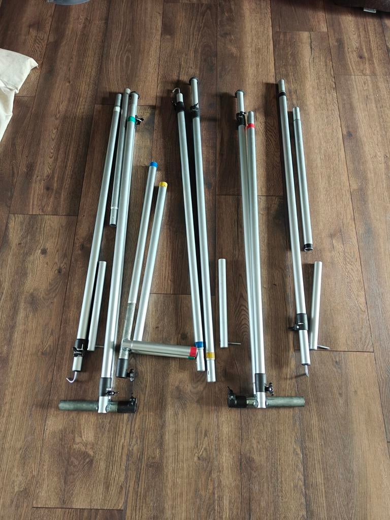 Aluminium voortent frame - maten 8, 9 en 10, Ophalen